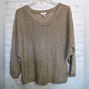 Joie/ Tan 100% Linen Sweater